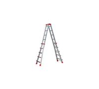Echelle Pliable Multifonction télescopique 4x5 échelons 4,8m/5,7m Hailo ProfiStep Multi
