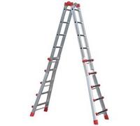 Echelle pliable multifonction télescopique 4x5 échelons 4,8m/5,7m Hailo ProfiStep Multi G