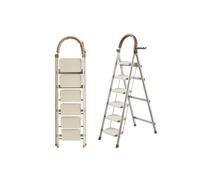 Échelle pliable - NIKCORP - 6 marches - Acier carbone - Charge 150 kg - Support outils intégré