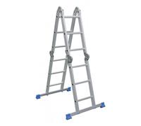 Échelle pliante articulée Artipli 4x3 échelons avec plateau TUBESCA