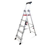 Échelle pliante, marchepied, aluminium robuste, qualité professionnelle, 5 positions