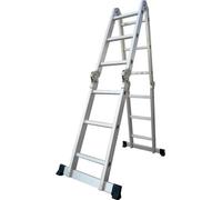 Échelle Polyvalente Fieldmann FZZ 4107, 3.6m, Charge Max 150 kg, Aluminium Léger 11 kg