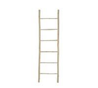 Échelle porte-serviettes - BOX & BEYOND - 6 barres - Bambou - 190 x 50 x 3,5 cm - Style Scandinave