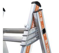 ÉCHELLE PRONOR TRANSFORMABLE 2 PLANS ACCÈS 4.70M - TUBESCA COMABI - 01252008