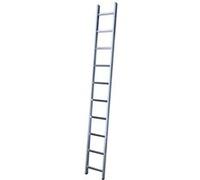 Echelle Simple 10 échelons 2,8m/3,75m en Aluminium Hailo HobbyStep