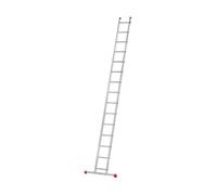 Echelle simple 15 échelons 4 2m/5 15m en alu professionnelle Hailo ProfiStep Uno