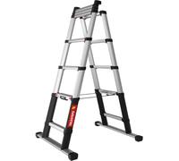 Échelle télescopique 2,3 m 3 en 1 de TELESTEPS I Made in Sweden I Combi Line I Échelle Double Multifonction au Design Premium breveté I Profilé antidérapant I en 131 I 7423-681