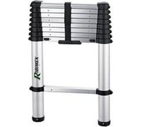Échelle télescopique 9 barreaux Ribimex PRET094 noir argent G