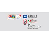 Echelle télescopique aluminium FACAL 4x5 haut. travail max. 5,5 m ALU PRO - BK/3A