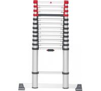 Echelle télescopique aluminium HAILO 13 échelons H.3.8 m