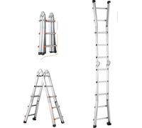Echelle télescopique, charge maximale 150 kg, design compact et léger, 2,9 m