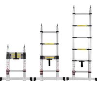 Echelle télescopique Echelle double Echelle pliante Extensible 1,85-3,79m