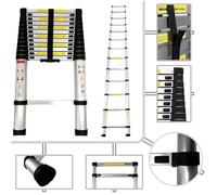 Echelle Telescopique, Échelle Pliable, 3,8 mètre(s), EN 131, Charge maximale: 150 kg