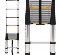 échelle Télescopique En Aluminium 3,8 M 13 Marches - W-17701