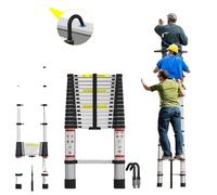 Échelle télescopique, en acier inoxydable durable, design antidérapant, 4,4 millions