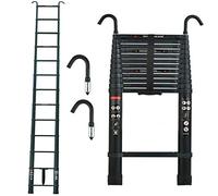 Échelle Télescopique en Aluminium 5m - Normes EN131 - Pliable - 13 marches - Charge Maximale 150 kg