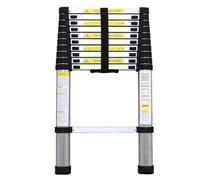 Echelle télescopique en aluminium, hauteur de 3.20m, 11 échelons