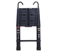 Échelle télescopique, hauteur de 6,2 mètres, capacité de charge de 150 kg, 15 échelons, design pliable, propriétés antidérapantes