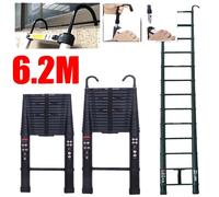 Échelle télescopique, hauteur de 6,2 mètres, design léger, 6,2 m / 20,3 pieds