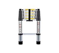 Echelle Télescopique Kraft Müller 2,6M en ALU, Charge 150kg, Pliable Extensible Unique Droite Multi-fonction, Bricolage