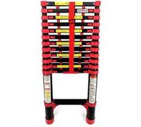 Échelle Télescopique Kraft Müller 2,6M en Aluminium Bricolage Pliable Extensible Unique Droite Multi-fonction, Charge 150 kg G