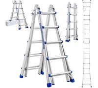 Échelle télescopique - MOCOERL - MOCOERL - 5,1 m - 3 en 1 - Aluminium 150 kg