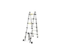 Echelle télescopique pliable en aluminium - 3. 80 mètres