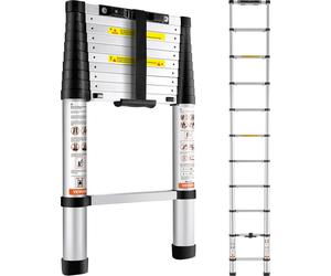 Echelle télescopique VEVOR Echelle double Echelle simple Echelle à coulisse 3,2m 170kg