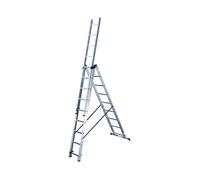 Echelle transformable 3 plans HAILO 3 x 9 échelons