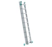 Echelle transformable 3 plans coulissante extensible 9 marches