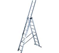 Echelle transformable 3 plans HAILO 3 x 9 échelons