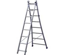 Echelle transformable base évasée 2x8 Haut. accès 4,60m KET2 Centaure G