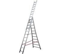 Echelle transformable base évasée Premium - 3x11 échelons - 7,76m
