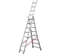 Echelle transformable base évasée Premium - 3x8 échelons - 5,85m