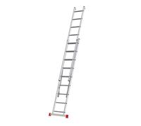 Echelle transformable - MON MOBILIER DESIGN - 2 plans - 9 marches - Aluminium léger - Charge max 150 kg