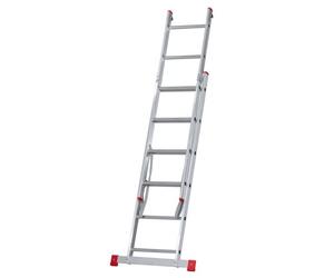 Échelle transformable - MON MOBILIER DESIGN - 2 plans - Aluminium léger - 6 marches - Charge 150 kg