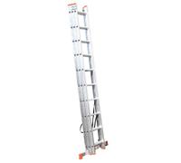 Echelle transformable - MON MOBILIER DESIGN - 3 plans - Aluminium léger - 10 marches - Charge 150 kg