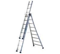 ÉCHELLE PLATINIUM TRANSFORMABLE 3 PLANS accès 5.8m - TUBESCA COMABI - 02443607
