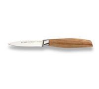 ECHTWERK Acier Inoxydable éplucheur 9 cm, Bois/Argent, 24,8 x 6,5 x 3 cm