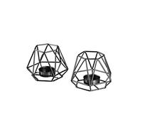 ECHTWERK Bougeoir, Design géométrique, Bougeoir votif pour Salon/Chambre/Table à Manger