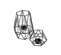 ECHTWERK bougeoir, Design géométrique, bougeoir votif pour Salon/Salle à Manger/Table