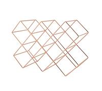 ECHTWERK Casier à vin pour jusqu'à 8 Bouteilles, casier à Bouteilles indépendant, Support pour Bouteilles de vin, Stockage de vin, Rangement de vin, 46 x 16,6 x 31 cm, édition cuivre