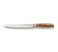 ECHTWERK Couteau à Jambon en Acier de Haute qualité, Couteau à fileter, Couteau de Cuisine, Inoxydable, Acier spécial, Manche en Bois, Classic-Edtion, Longueur de Lame : 20 cm