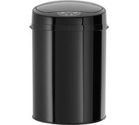 Echtwerk EW-BE-0249 Abfalleimer Inox 9,0 l schw.