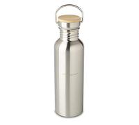 ECHTWERK Gourde pratique, bouteille d'eau, bouteille de sport, bouteille isolante, en acier inoxydable de qualité supérieure, avec couvercle en bambou, sans BPA, anti-fuite, 750 ml