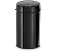 ECHTWERK Poubelle avec Capteur de Mouvement Infrarouge, Touchless Électrique, Corps en Inox, Capacité 30 Litres, Noir