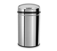Echtwerk Poubelle avec capteur, poubelle électrique, détecteur de mouvement infrarouge, corps en acier inoxydable, capacité 30 litres, en inox