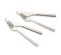 ECHTWERK Set de couverts à pizza « Bari » (argent, 4pcs)