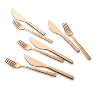 ECHTWERK Set de couverts à pizza « Bari » (bronze, 8tlg)