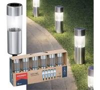 Éclairage de chemin Grundig Argent Plastique H15xl4.5xL4.5cm Argent